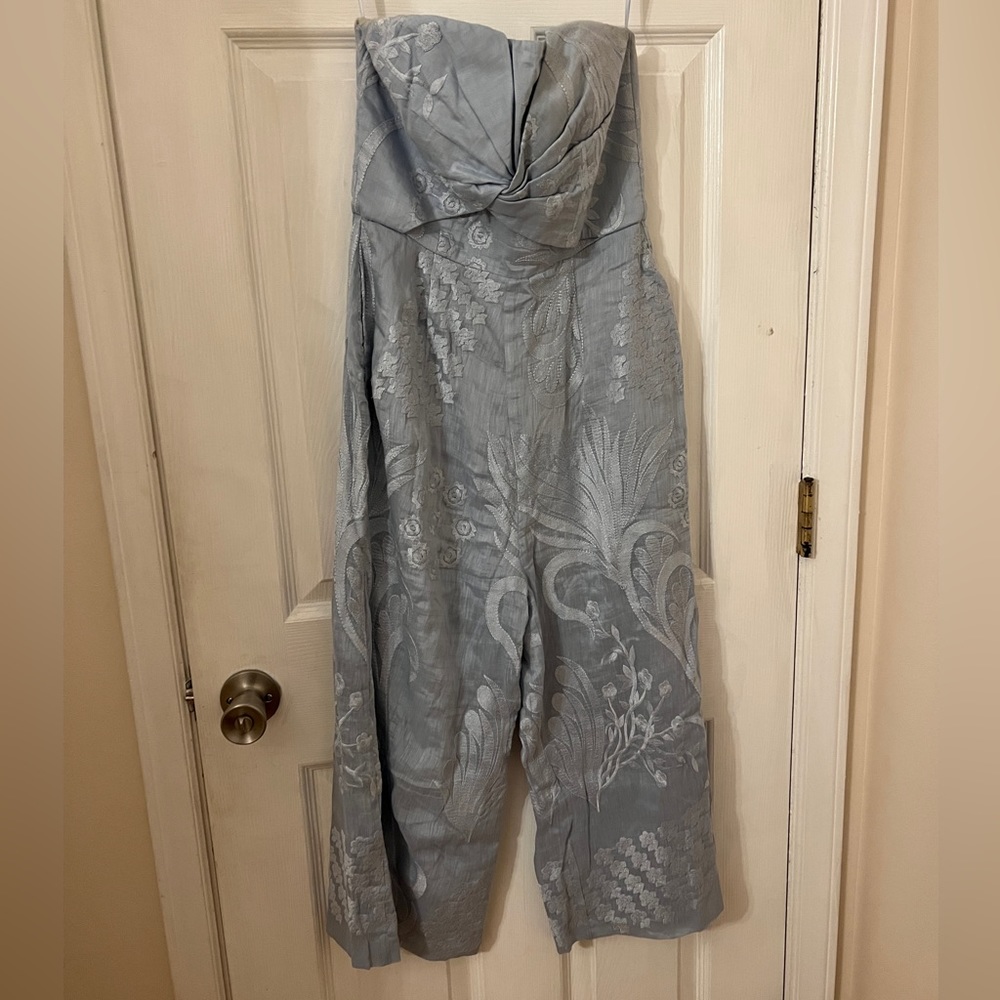 Anthropologie Aijek Light Blue Jumpsuit